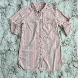 Victoria's Secret | women’s size medium button down shirt Nightgown shirt dress